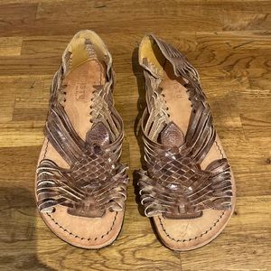 Bed Stu brown huarache style sandal size 8